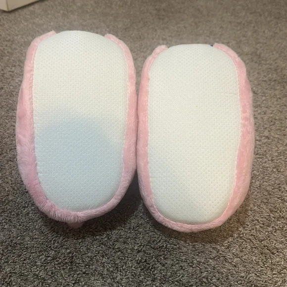 Pink Care Bear Slippers with Rainbow - Picture 2 of 3